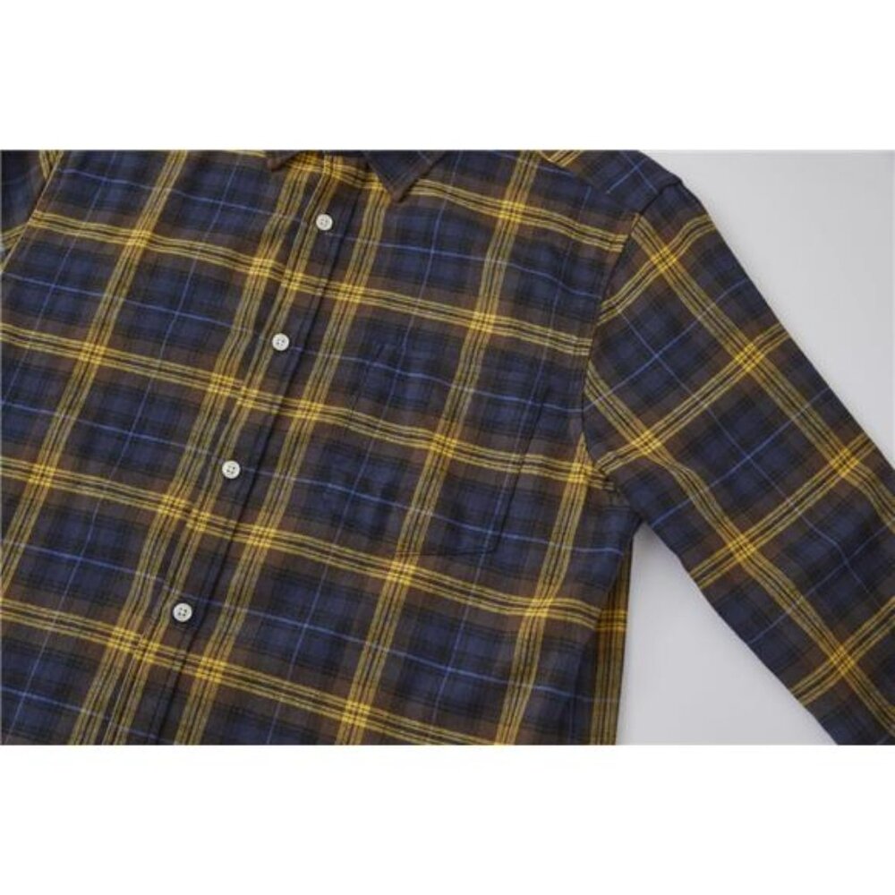 Double Pump Big and Tall Flannel Shirts for Men Cotton Long Sleeve Casual - Picture 5 of 6